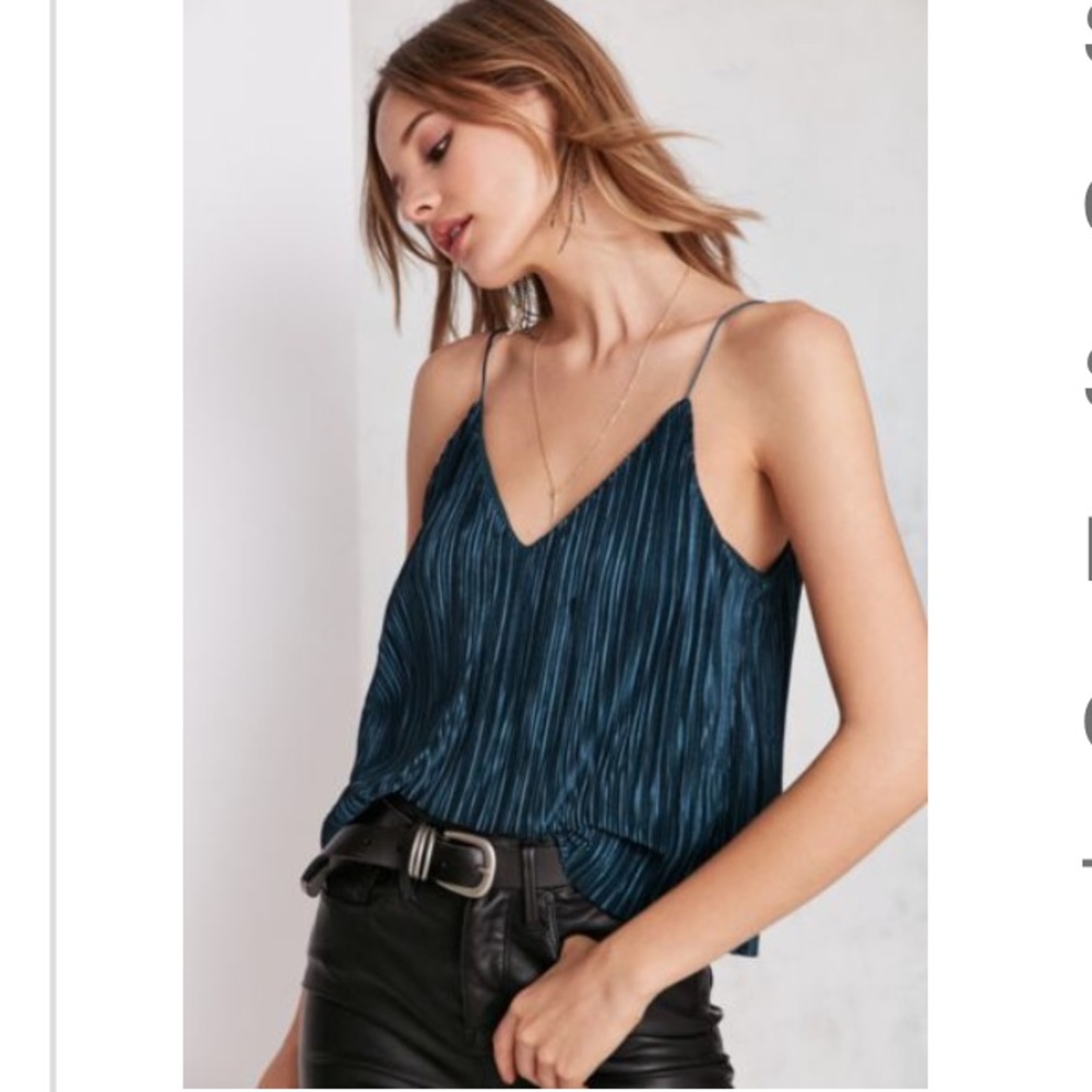 Silence + Noise Baby Pleat Slip Cami